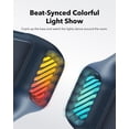 thumbnail image 4 of soundcore Boom 2 de Anker, altavoz para exteriores, 80 W, subwoofer, BassUp 2.0, tiempo de reproducción 24 h, resistente al agua IPX7, flotante, luces RGB, USB-C, ecualizador personalizado, Bluetooth, 4 of 5