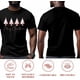 thumbnail image 5 of Camisetas gráficas informales de manga corta con árbol de Navidad para hombre, 5 of 8