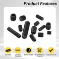 thumbnail image 4 of Uxcell 20Pack Hex Socket Grub Screw, M6x6mm Alloy Steel Head Socket Set Screws Flat Point Grub Bolt for Door Handles, Light Fixture Repair, Black, 4 of 6
