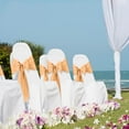 thumbnail image 5 of Y YUNHSOM Satin Chair Sashes Ties Universal Ribbon Knots Bows for Party Wedding Reception Ceremony, 5 of 8