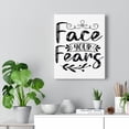 thumbnail image 6 of Inspirational Wall Art Face Your Fears Cursive Wall Art Motivation Wall Decor for Home Office Gym Inspiring Success Quote Print Ready to Hang Unframed, 6 of 16