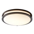 thumbnail image 4 of 17.75 Inch 10.5W 1 Led Flush Mount-Polished Chrome Finish Oxygen Lighting 3-619-14, 4 of 6