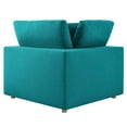 thumbnail image 6 of Modular Sectional Deep Sofa Set, Teal Blue, Fabric, Modern Contemporary, Living Lounge Cafe Room Hotel Lobby Hospitality, 6 of 10