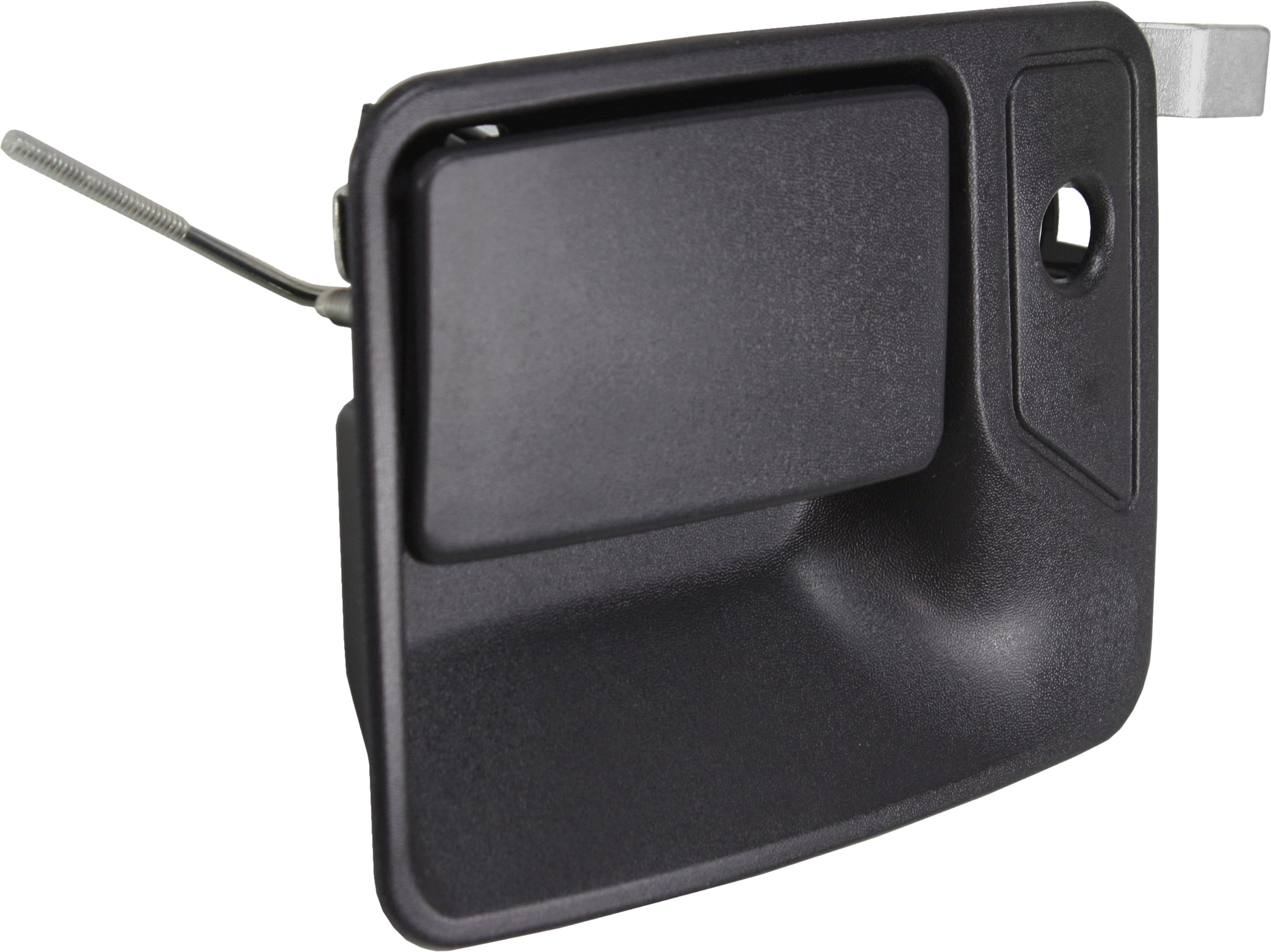 Replacement F462132 Exterior Door Handle Compatible with 1999-2016 Ford F-250 Super Duty F-350 Front, Left Driver Textured Black