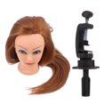 thumbnail image 1 of Cabeza de maniquí de cosmetología Cabeza de peinado Cabeza de muñeca de maniquí con soporte, 1 of 5