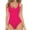 Hot Pink, variant on Idoravan Yoga Rompers for Women Clearance Fashion One-Piece Sexy Women Round-Neck Sleeveless Solid Shapewear Bodysuit Jumpsuits