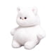thumbnail image 1 of Juguete de peluche de gato, animal de peluche decorativo para niños y niñas, regalo de cumpleaños, almohada creativa Blanco, 1 of 9