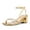 GOLD-RHINESTONE, variant on Women's Chunky Block Strappy Heels Square Open Toe Ankle Strap Comfortable Wedding Party Dressy Low Heeled Sandals Shoes