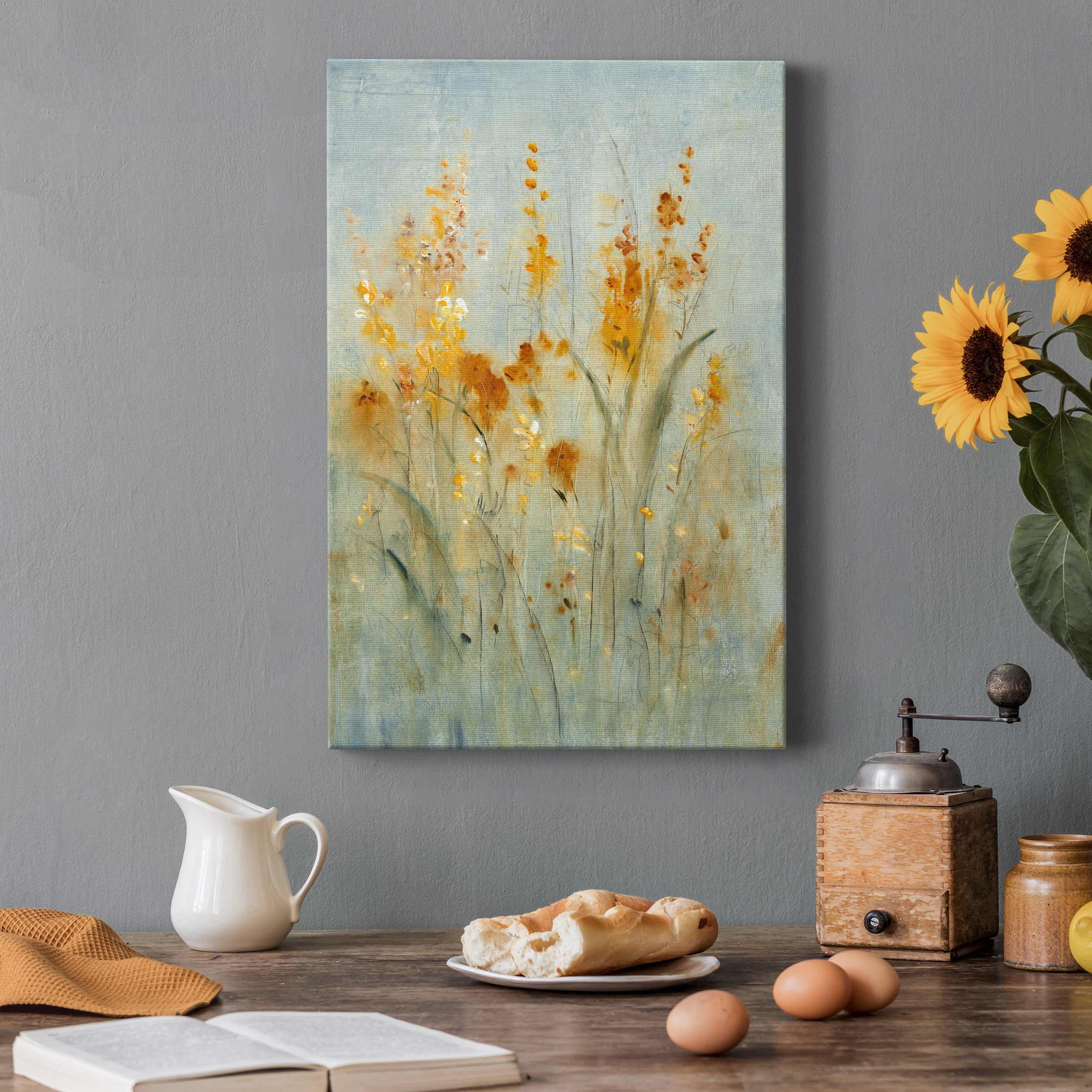 Spray of Wildflowers II Premium Gallery Wrapped Canvas - Ready to Hang