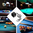 thumbnail image 2 of Professional Pool Cue Chalk Holder Chalk Protective Cover for Billiard (Black), 2 of 4