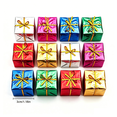 thumbnail image 4 of Christmas Tree Decorations Mini Presents For Crafts Miniature Box Ornaments Hanging Tiny Wrapped Presents For Xmas Party Decor, 4 of 5