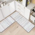 thumbnail image 6 of Kitchen Mat [2 PCS],Cushioned Anti-Fatigue Kitchen Rug, Waterproof Non-Skid Kitchen Mats and Rugs, PVC Comfort Foam Standing Mat for Kitchen,Office,Laundry Room,Floor Home,Sink(Colorful), 6 of 6