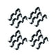 thumbnail image 1 of Negro 4 De 12 Tenedores De Soporte De Barra De Cortina De Cortina De Metal Ajustable Para 1 Y 5/8 Pulgadas Varilla, Acero Resistente, 1 of 8