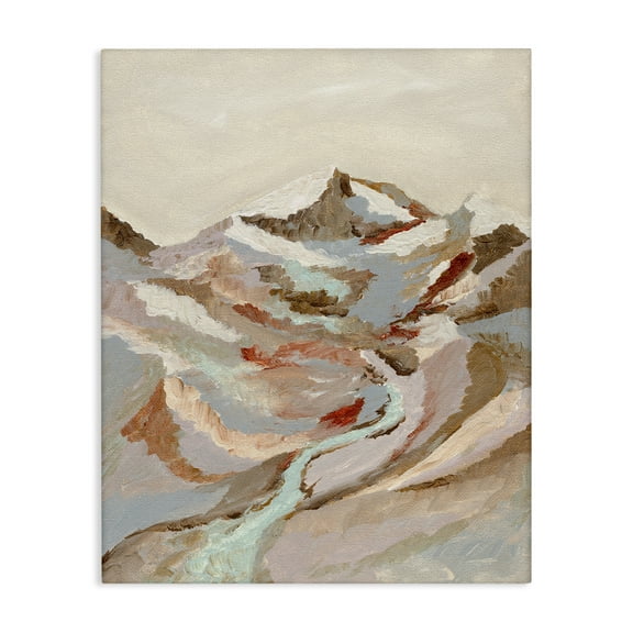 Stupell Industries Earthen Tones Landscape Landscape & Nature Painting Wrapped Canvas Art Print Wall Art, 16 x 20