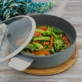 thumbnail image 6 of Oster Ambrose 4.5 Quart Nonstick Aluminum Saute Pan with Lid in Matte Grey, 6 of 6