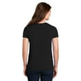 thumbnail image 3 of Gildan Ultra Cotton Women’s T-Shirt, Comfortable Short Sleeve Feminine Tee, Black, Sizes S-3XL, 3 of 5