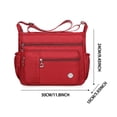 thumbnail image 3 of DGMIOCS Women Shoulder Handbag Roomy Multiple Pockets Bag Ladies Crossbody Purse Fashion Tote Top Handle Satchel Red, 3 of 7