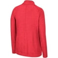 thumbnail image 3 of Women's Colosseum Scarlet Ohio State Buckeyes Morningside Cardigan Sweater, 3 of 3
