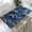 Golden Wave, variant on ARTSLION Waterproof Fitted Rectangle Tablecloth With Elastic Edge, Wipeable Table Cover For 6 Ft Tables, Perfect For Outdoor Picnic & Camping,30x96in,Watercolor Floral