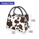 thumbnail image 2 of Balery Brown Cow Bolsa de Aislamiento Portátil – Bolsa de Almuerzo con Forro de Aluminio Mejorado, Funda Impermeable y Fácil de Limpiar para Picnic y Caja de Almuerzo, 2 of 6