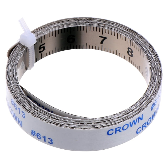 KAKOWELY Règle de Mesure Collante Règle de Menuiserie Gadget de Mesure Multifonctionnel, 78.74"X0.39"X0.04 Pouces
