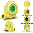 thumbnail image 2 of OLAKIDS Inflatable Bouncer Blower, Lightweight Pump Fan, Commercial Electric Portable and Powerful Air Blower for Jumping Castle, Water Slide and Other Suitable Indoor Outdoor Infl, 2 of 7