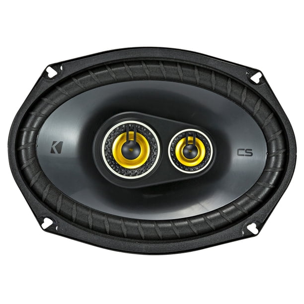 Kicker, Car Audio Coaxial Speaker Pair, 6 x 9 Inch, Black