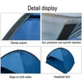 thumbnail image 3 of Large Easy Setup Beach Tent,Anti-UV Beach Shade Shelter Beach Canopy Tent Sun Shade,Portable Shade Tent for Outdoor Camping Fishing - blue, 3 of 6