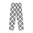 thumbnail image 4 of Kdxio Happy Soccer Print Men's Sleep Pajama Pant Lounge Pants with Pockets, 4 of 8