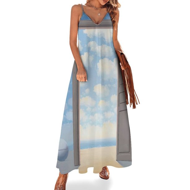 Vestido sin mangas Rene-Magritte-L_embellie Vestido de noche de lujo para mujer para boda Vestido de manga larga