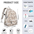 thumbnail image 6 of Paisley Pattern Backpack for School,Cute School Bag,Schoolbag with Adjustable Shoulder Straps & Padded Back,13.4"x11"x4.7", 6 of 6