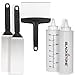 thumbnail image 3 of Blackstone Professional Grade Accessory Tool Kit (5 Pieces) 16 oz Bottle, Two Spatulas, Chopper/Scraper and One Cookbook-Perfect for Cooking Indoor or Outdoor, Multicolor, 3 of 4
