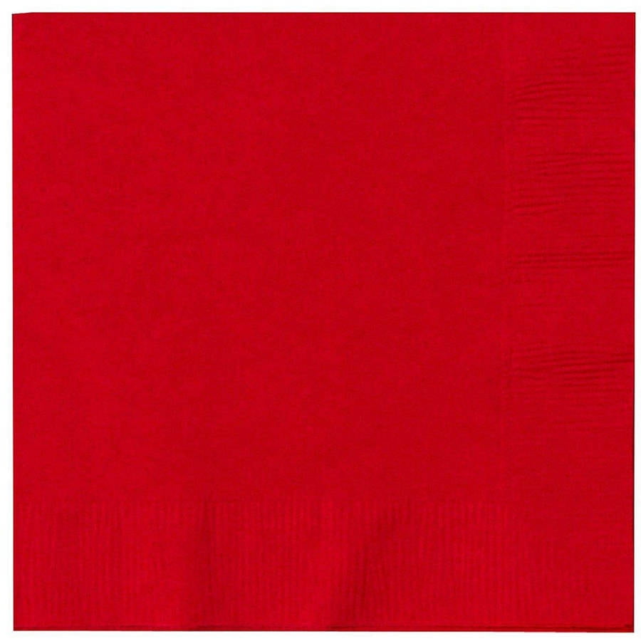 Classic Red Beverage Napkins, 50pk by CREATIVE CONVERTING