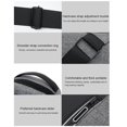thumbnail image 2 of Soidarity Sling Ajustable Portátil Senderismo Camping Senderismo Mensajero Bolsa de Hombro Equitación Ciclismo Paquete de Deportes Escalada Gris oscuro, 2 of 6