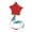 Red, variant on Soft Stuffed Bean Bag Balls,Handmade Throwing Juggling Balls,Cute Little Star with String Beanbags for Indoor Outdoor Family Party Game Toys Cornhole Toss Games, Backyards Game,3.5 in,1PC.