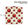 thumbnail image 3 of Balery 6 Pcs Fruit Applesleather Coasters Set, Drink Table Cup Coasters For Living Room Kitchen Coffee Decor, 3 of 9