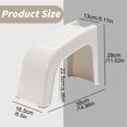 thumbnail image 3 of Shower Stool for Pedicure & Shaving Legs - Non-Slip, Sturdy Foot Rest Shower Foot Rest For Shaving Legs Non Slip Pedicure Foot Plastic Sturdy Pedicure Stand, 3 of 7