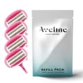 thumbnail image 1 of Aveline Smooth Razor Blade Refill Cartuchos de 6 hojas para un afeitado apurado sin tirones, enrojecimiento o quemaduras de afeitar, para pieles sensibles (4 recambios), 1 of 5