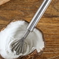 thumbnail image 3 of Coconut Meat Scraper,Stainless Steel Coconut Scraper Kitchen Tool Coconut Scraper Convenient Use, 3 of 8