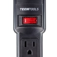 thumbnail image 2 of Barra Multicontacto CNX con 4 Tomas Polarizadas y 2 de Carga USB 50 cm Negro MULTI504UN, 2 of 7