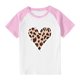 thumbnail image 3 of Blusas y camisas de manga corta con cuello redondo para niños y niñas, blusa de manga corta con estampado de cuello redondo, 3 of 7