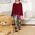 thumbnail image 6 of Hirioo Graffiti Lamp Urban Scene for Teenagers' Pajama Pants Womens Lounge Pants with Pockets Pj Bottoms Pants for Men-Small, 6 of 6