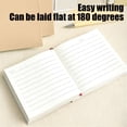 thumbnail image 6 of Weloille Pocket Notebook With Pen, Hardcover Lined Mini Portable Journal, Compact Lightweight Travel Planner Note Pad, Small PU Leather Notebook for Daily Recording Work Office Writing, 6 of 6