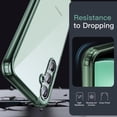 thumbnail image 5 of JETech Case for Samsung Galaxy S23 FE 6.4-Inch, Non-Yellowing Shockproof Bumper Protective Phone Cover, Anti-Scratch Hard PC Back (Green), 5 of 6