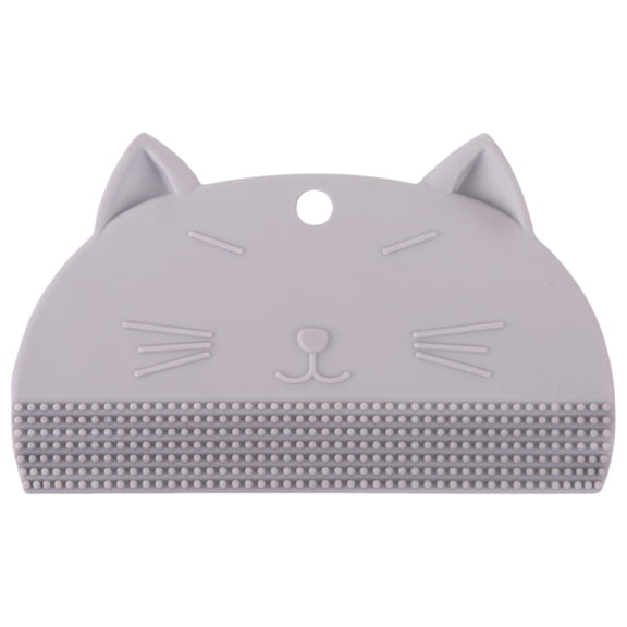 2026 New Pet Hair Remover, Reusable Silicone Lint Scraper for Dogs & Cats, Carpet Rake for Couch, Car Seats & Clothing - Gray, 4.1*2.93*0.27 inch, By Preplabs