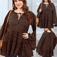 thumbnail image 2 of Breathable Women Long Sleeve Bohemian Style V Neck Oversize Evening Party Dress Floral Print Ladies Wedding Dress Black chrysanthemum 4, 2 of 4