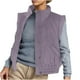 thumbnail image 2 of Chaquetas y abrigos casuales sin mangas y sin capucha para mujer, moda casual, color sólido, solapa con dobladillo elástico, chaqueta sin mangas con capucha para mujer, abrigo para mujer, 2 of 8