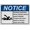 Warning Sign 2, variant on ANSI Machine Safety Sign Rotating Equipment 8"x12" Weatherproof Safety Sign (Rotating equipment Never operate without guard installed Contact will cause death or serious injury not a step)