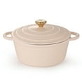 thumbnail image 1 of 3.5 Litre Kitchen Star Cast Iron Dutch Oven 24cm, White, Easy Cleanup, Compatible with all Cooktops., 1 of 6