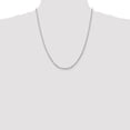 thumbnail image 2 of Auriga 10K White Gold 2.75 mm Diamond-cut Quadruple Rope Chain Necklace for Women 22", 2 of 6